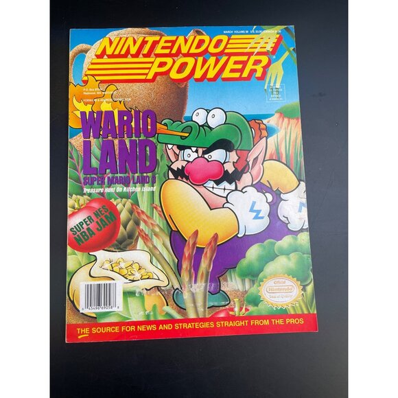Nintendo power Other - Nintendo Power Magazine Mar Vol 58 Mario Land Super NES NBA JAM SKU 3007